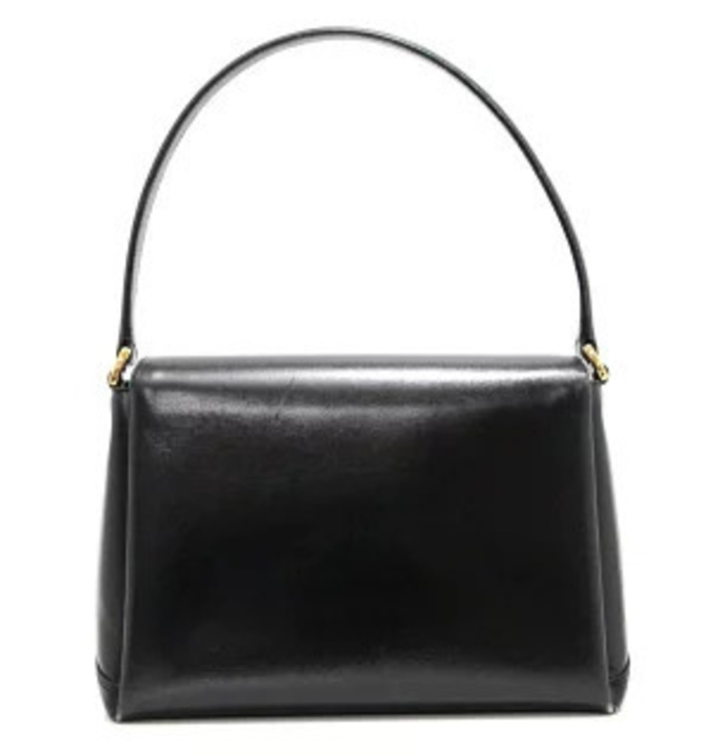 Gucci Black Leather Handbag Black